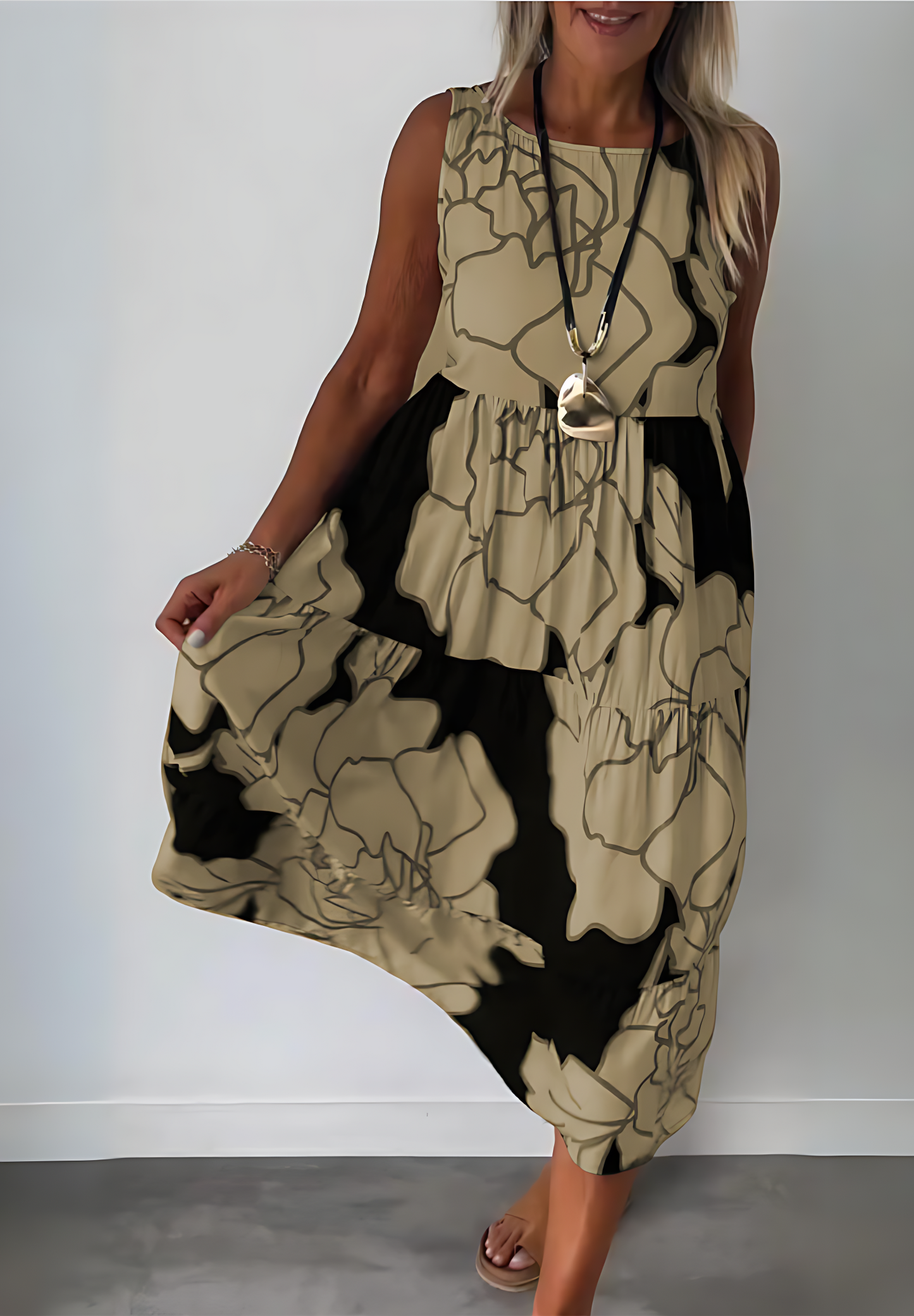 Aída | Vestido Primaveral con Estampado