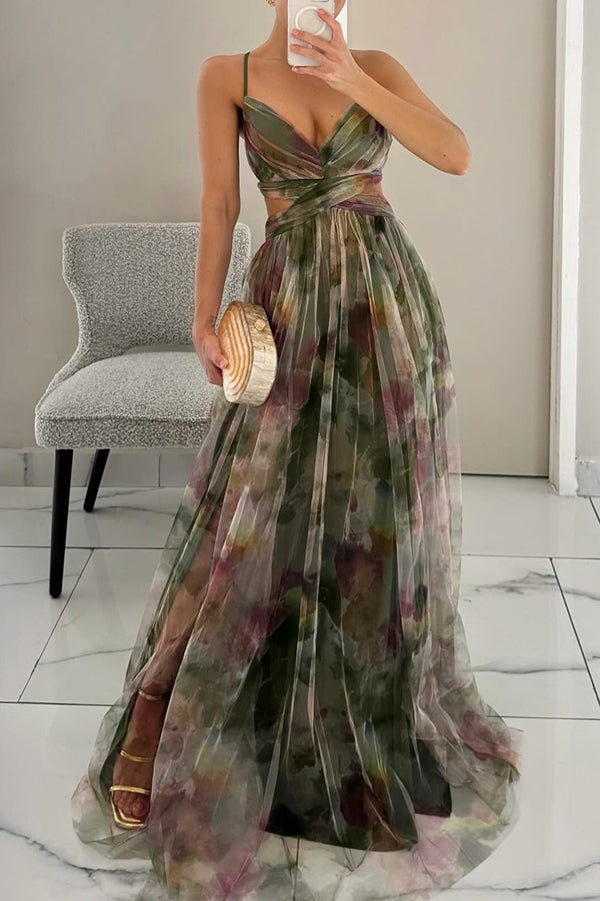 Camila | Maxi vestido encantador con estampado floral