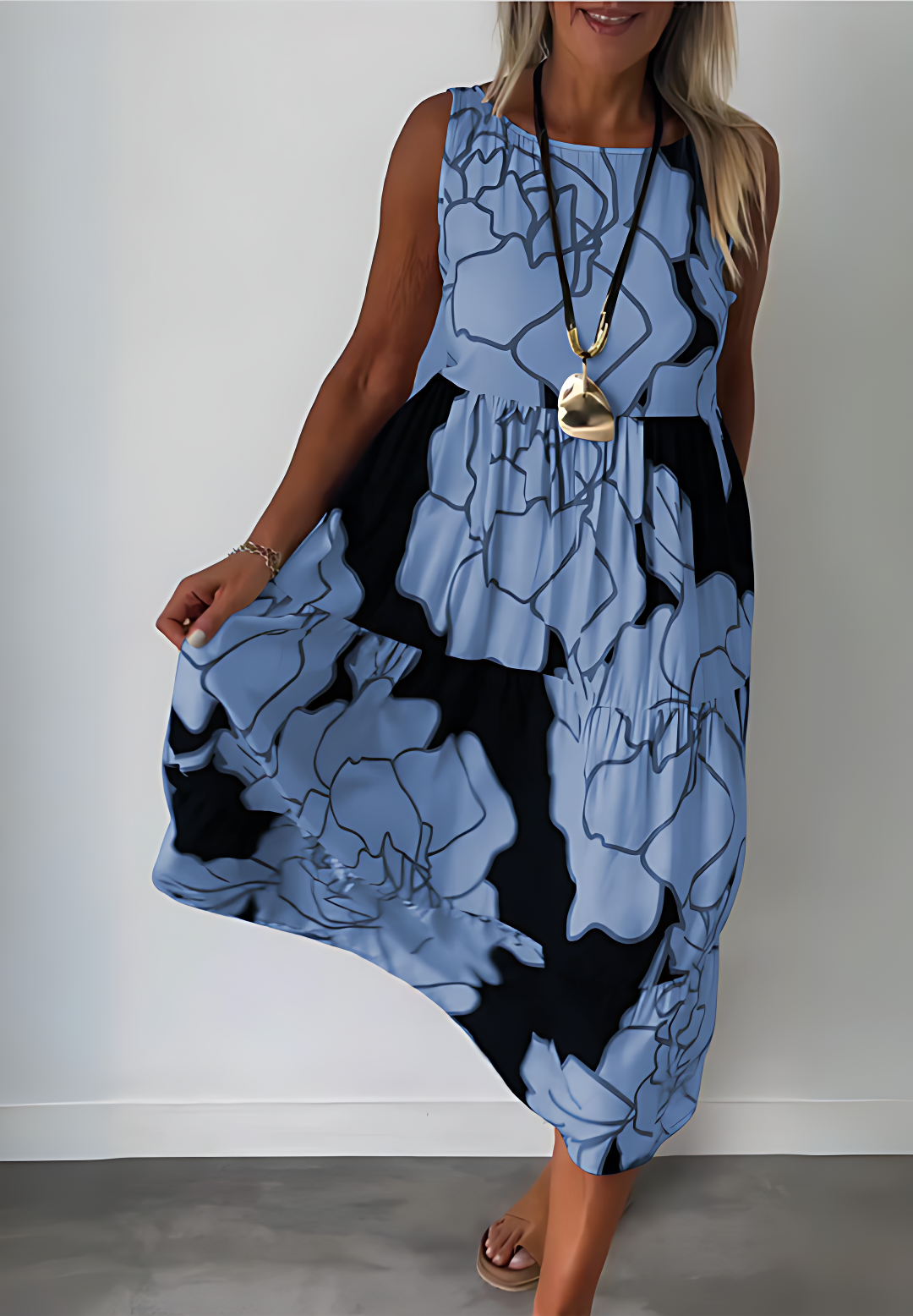 Aída | Vestido Primaveral con Estampado