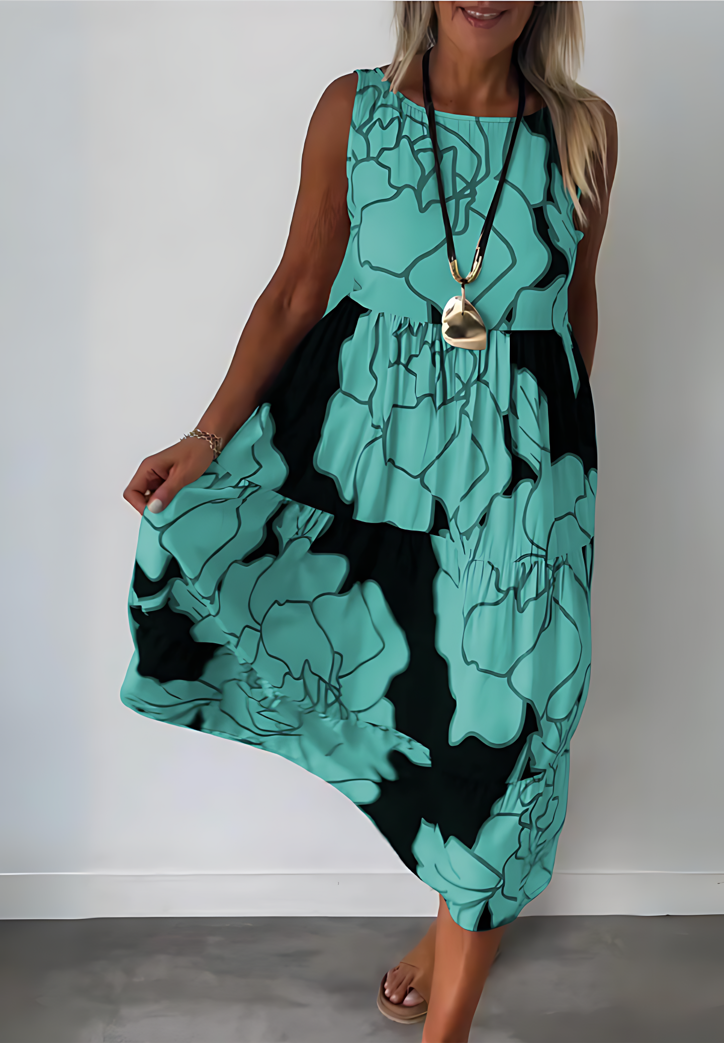 Aída | Vestido Primaveral con Estampado
