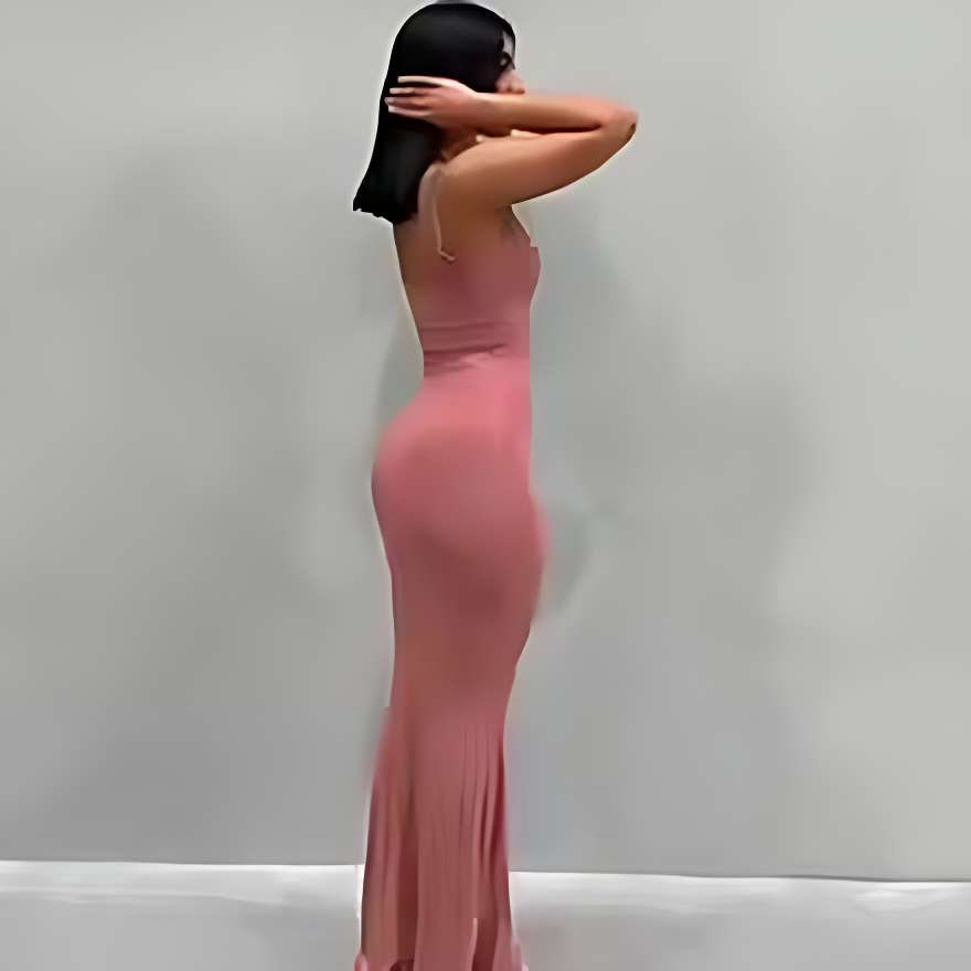 África | Vestido largo de tirantes