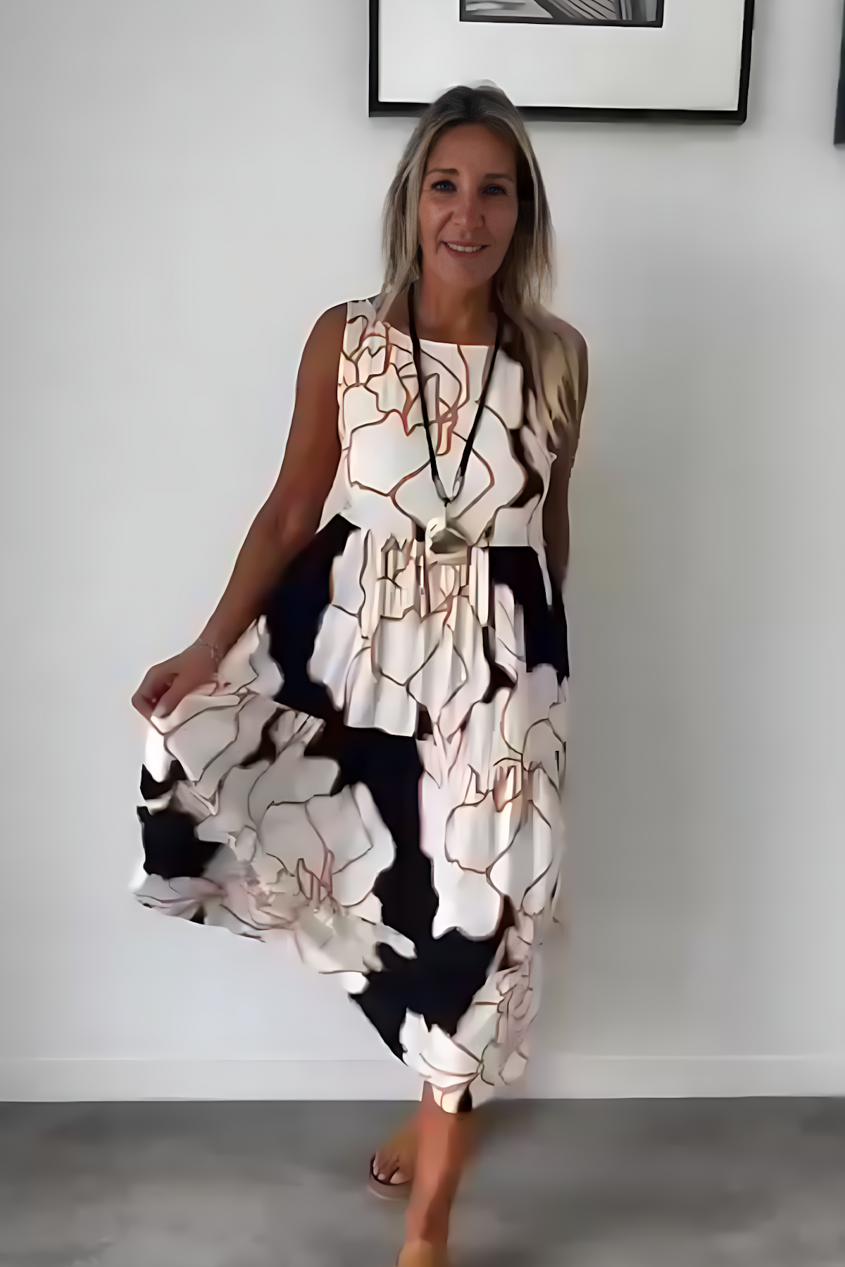 Aída | Vestido Primaveral con Estampado