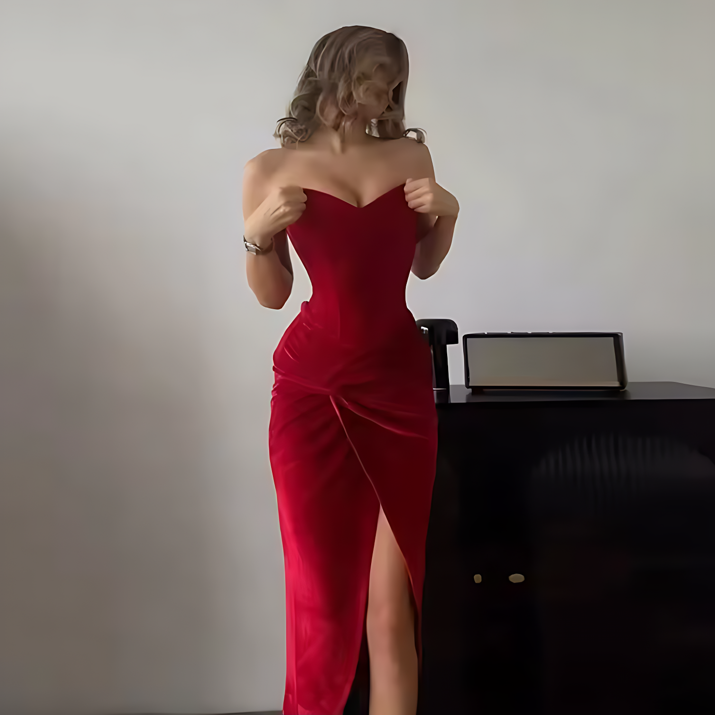 Cristina | Vestido de Terciopelo