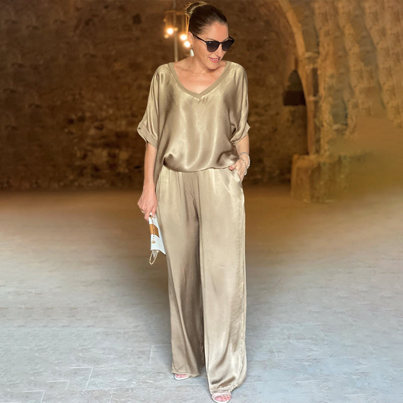 Montse | Conjunto Elegante Satinado