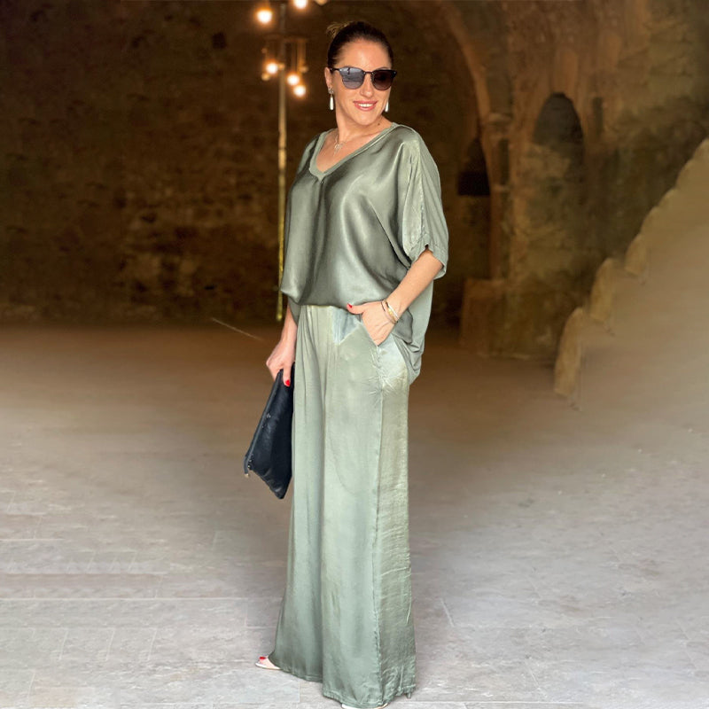 Montse | Conjunto Elegante Satinado