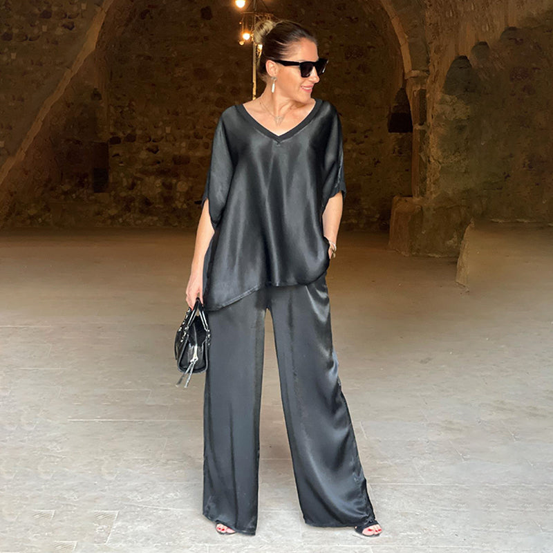 Montse | Conjunto Elegante Satinado