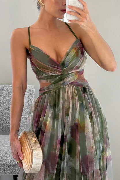 Camila | Maxi vestido encantador con estampado floral