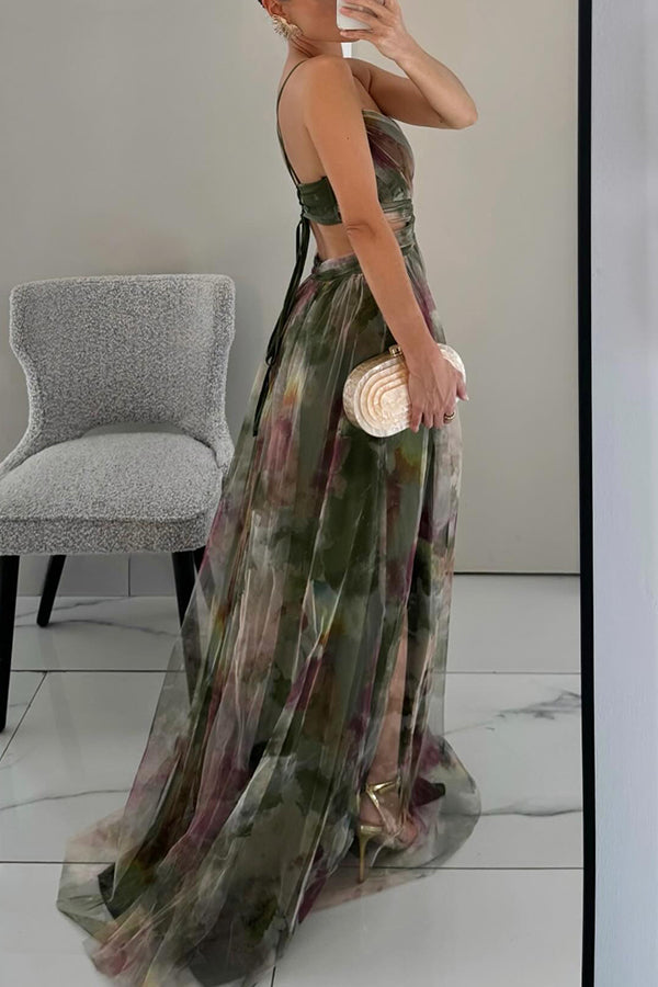 Camila | Maxi vestido encantador con estampado floral