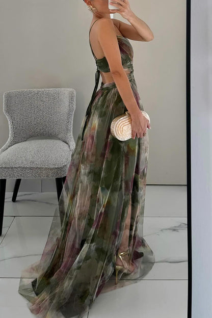 Camila | Maxi vestido encantador con estampado floral