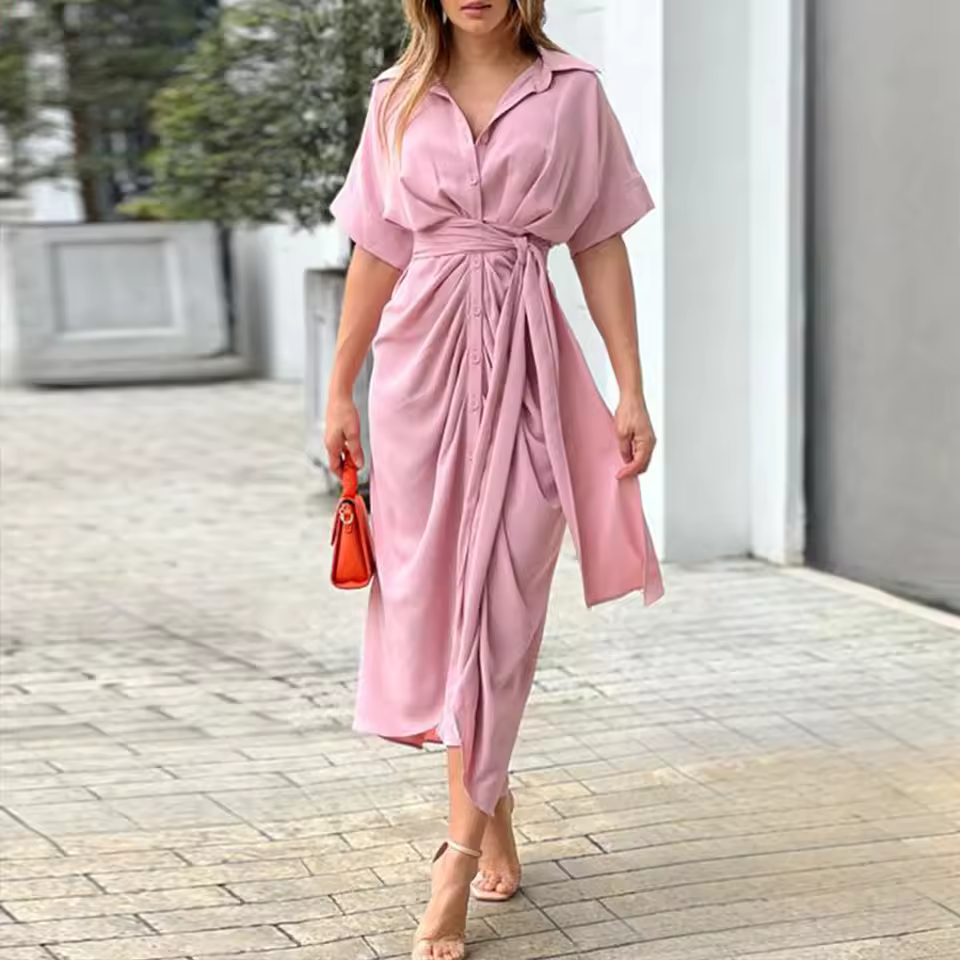 Helena | Vestido Camisero con Solapa