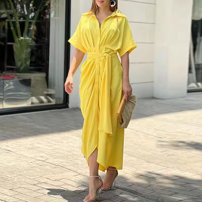 Helena | Vestido Camisero con Solapa