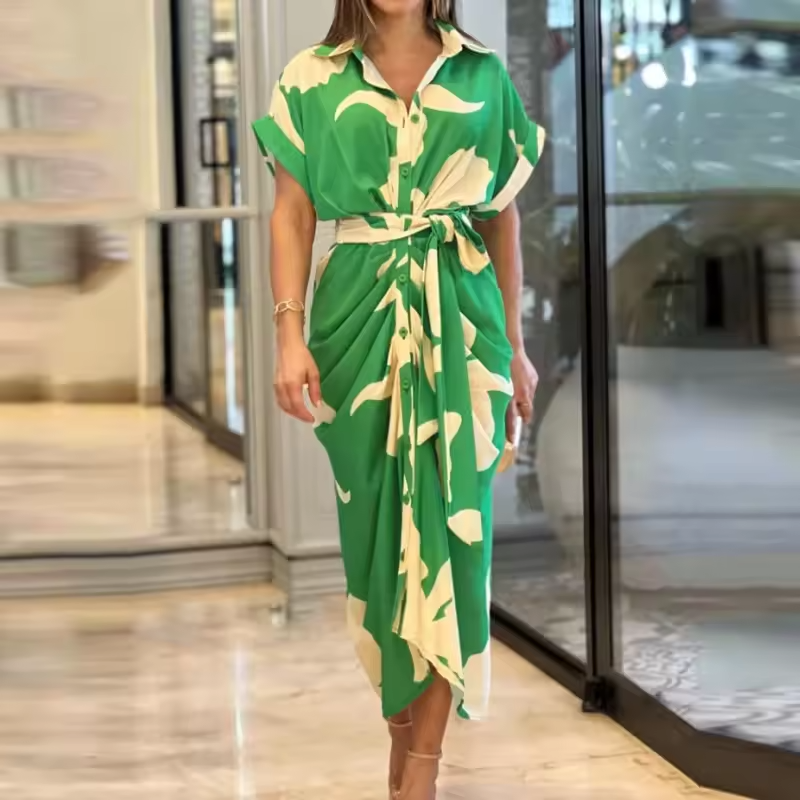 Helena | Vestido Camisero con Solapa