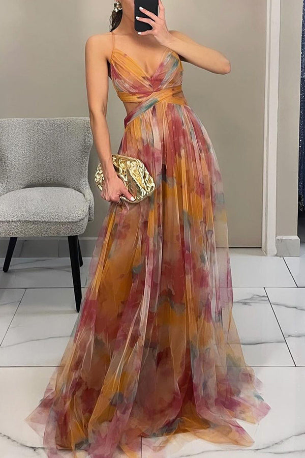 Camila | Maxi vestido encantador con estampado floral