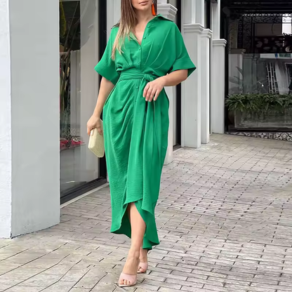 Helena | Vestido Camisero con Solapa