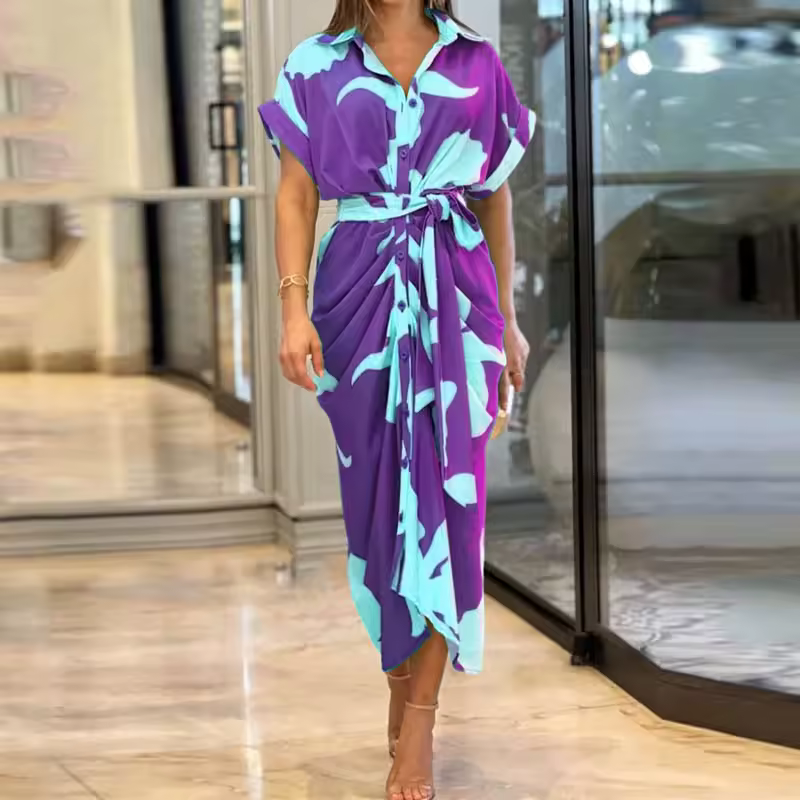 Helena | Vestido Camisero con Solapa