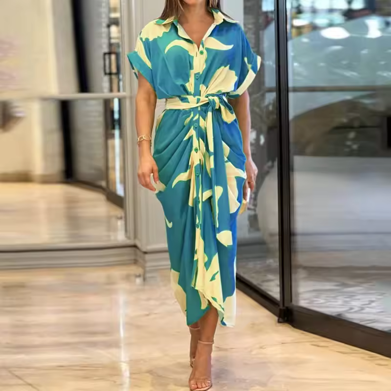 Helena | Vestido Camisero con Solapa