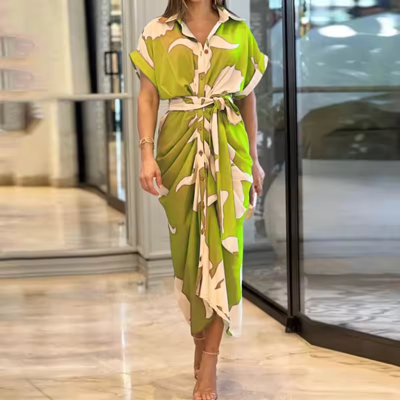 Helena | Vestido Camisero con Solapa