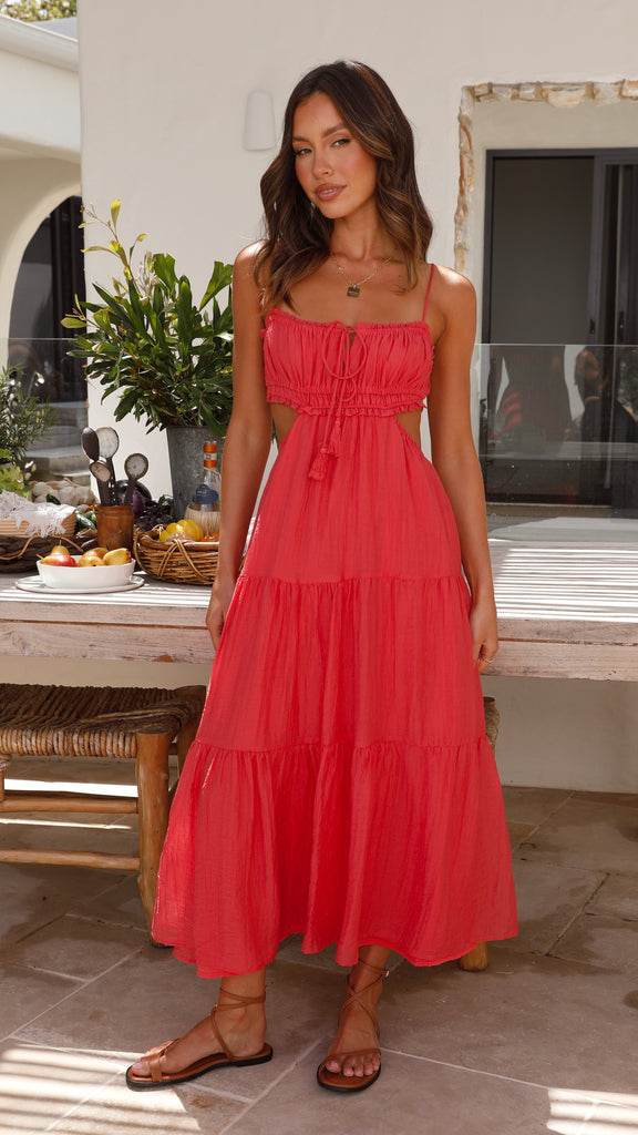 Estrella | Vestido midi de tirantes