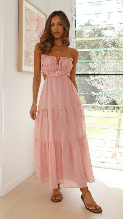 Estrella | Vestido midi de tirantes