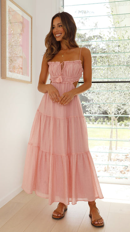 Estrella | Vestido midi de tirantes