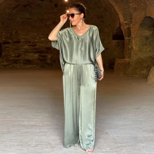 Montse | Conjunto Elegante Satinado