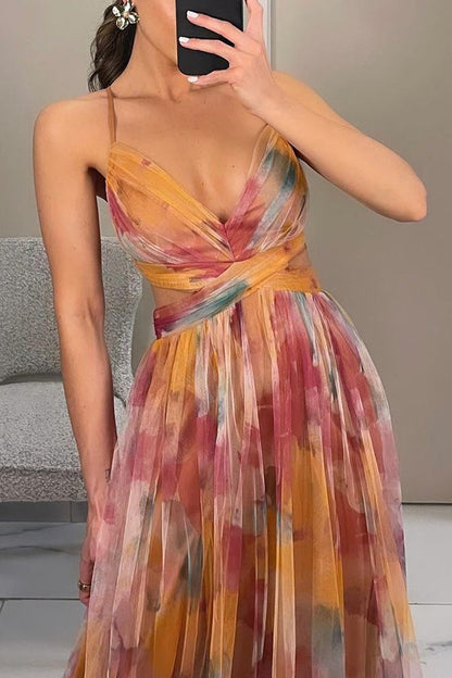 Camila | Maxi vestido encantador con estampado floral