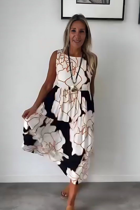 Aída | Vestido Primaveral con Estampado