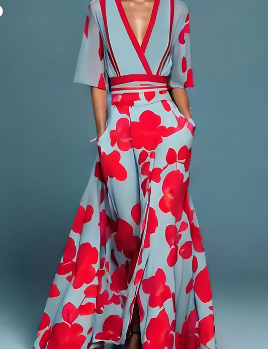 Carlota | Vestido con Elegantes Mangas
