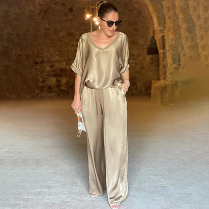 Montse | Conjunto Elegante Satinado